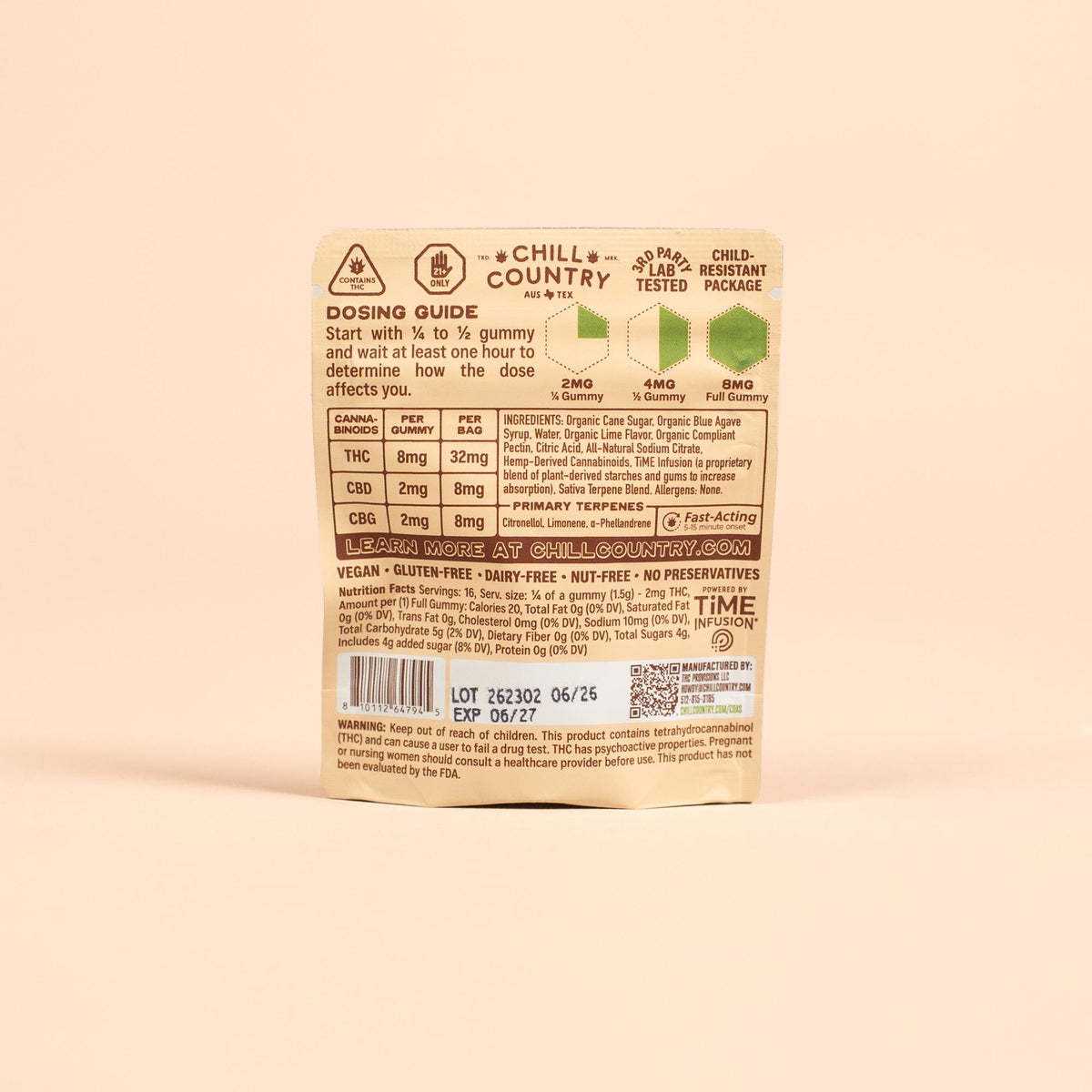Chill Country Organic Cannabis Gummies