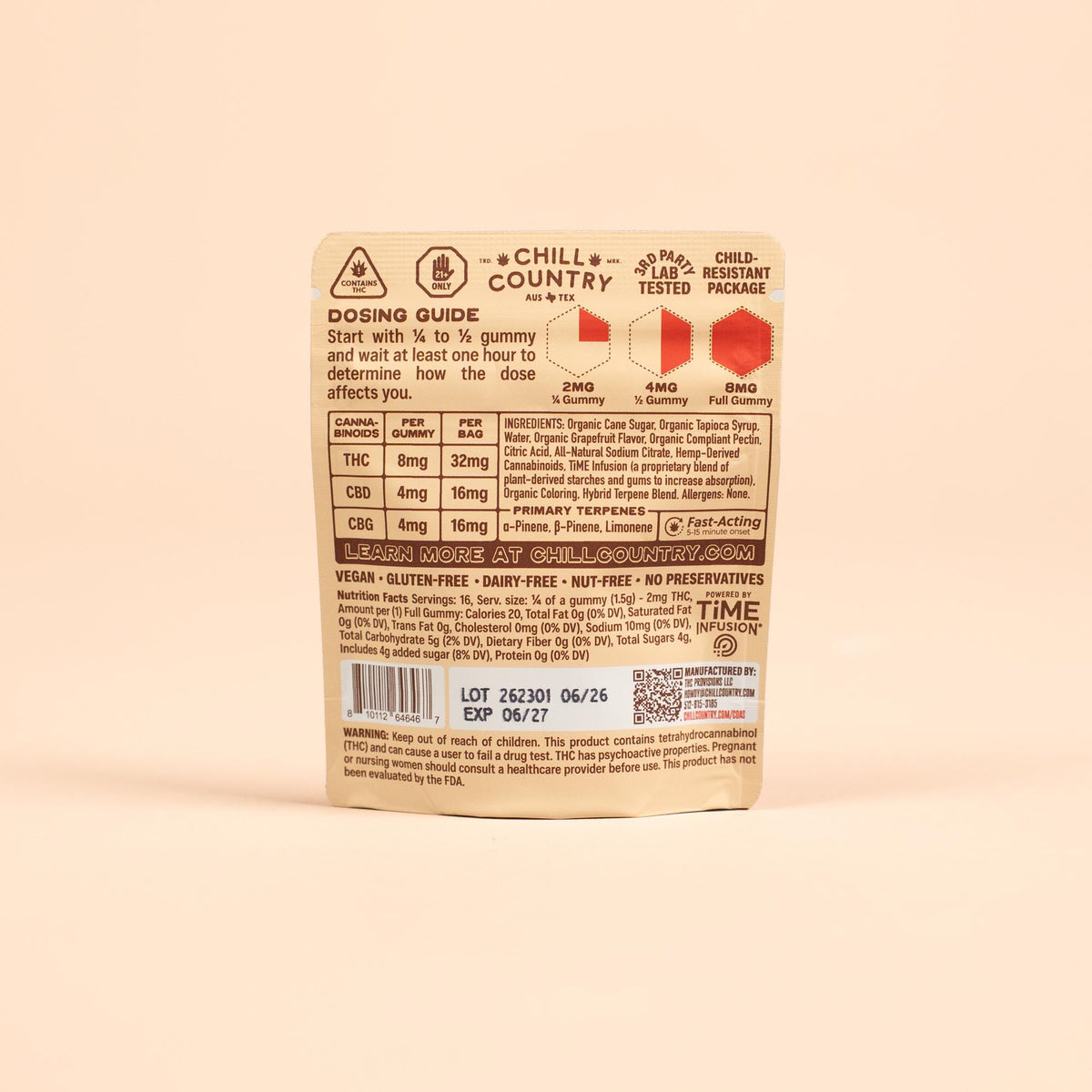 Chill Country Organic Cannabis Gummies