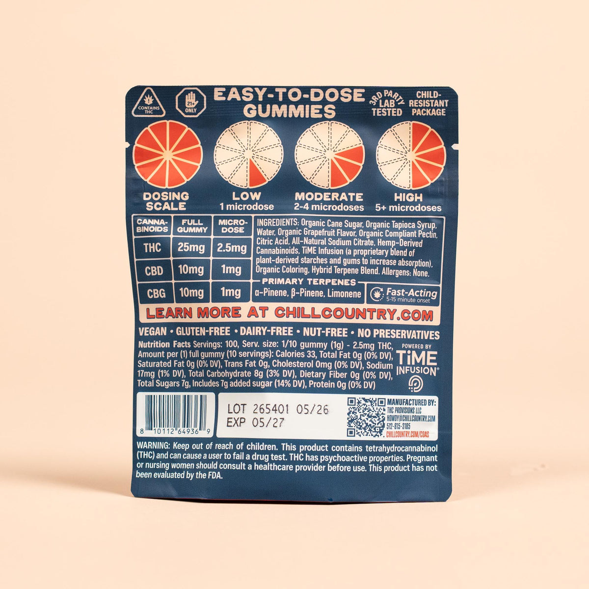 Chill Country Organic Cannabis Gummies