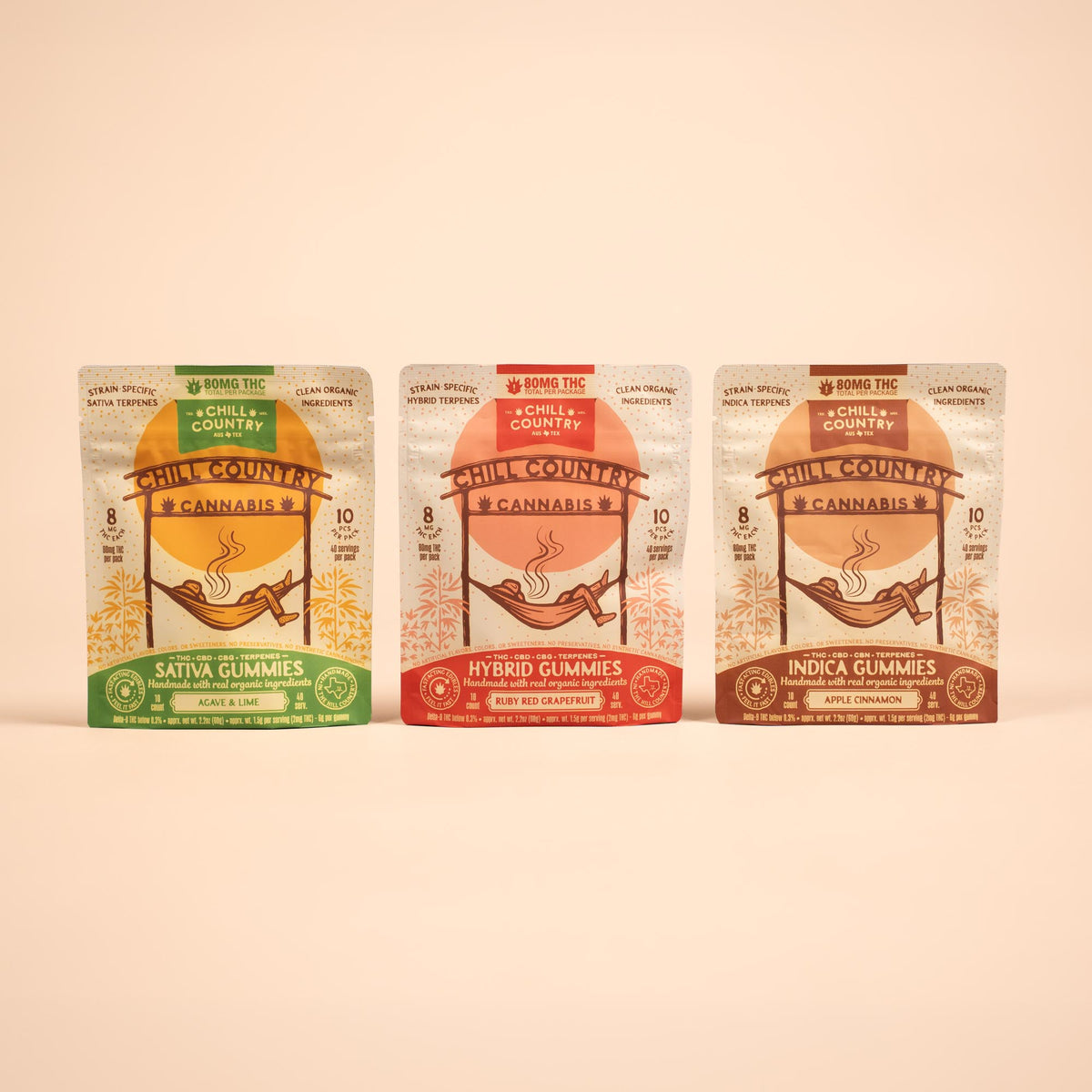 Chill Country Organic Cannabis Gummies