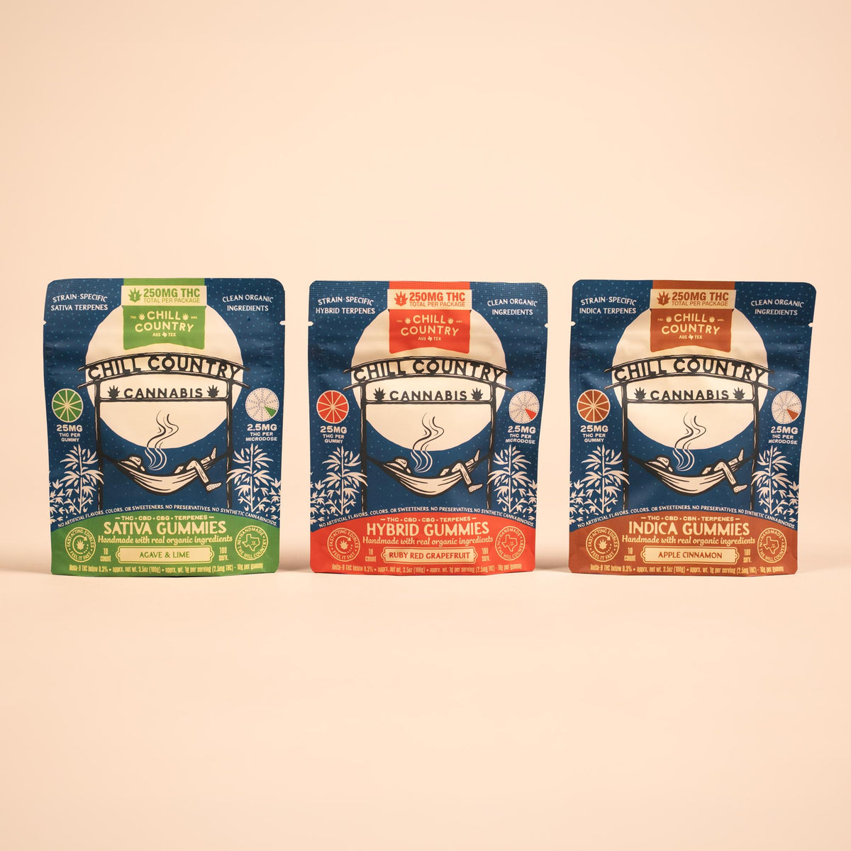Chill Country Organic Cannabis Gummies
