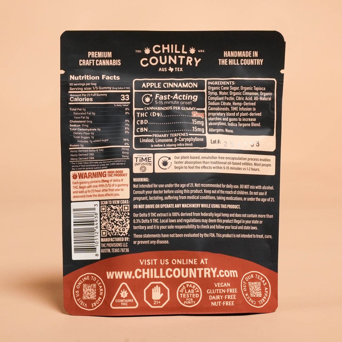 25mg Apple Cinnamon Gummies