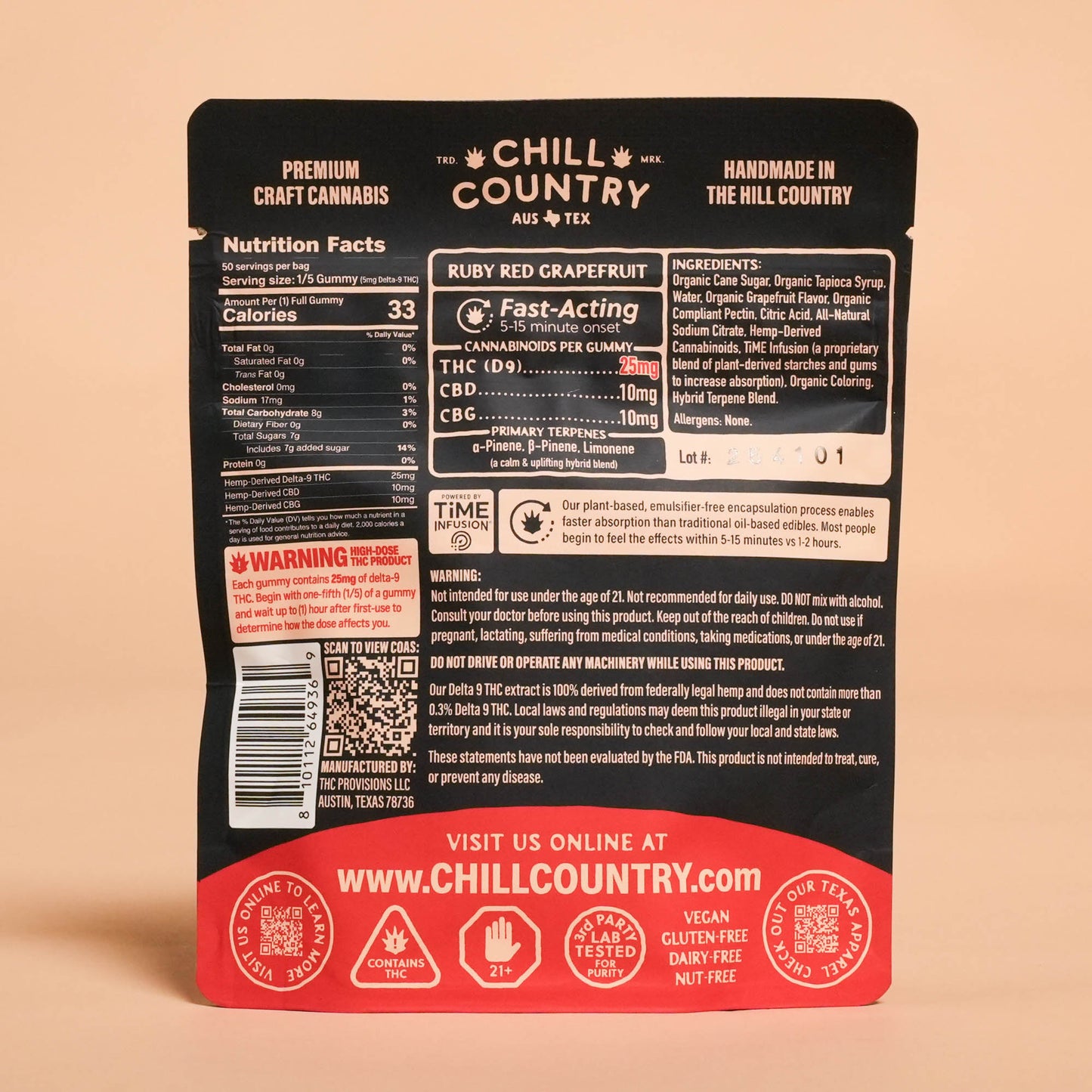 25mg Grapefruit Gummies