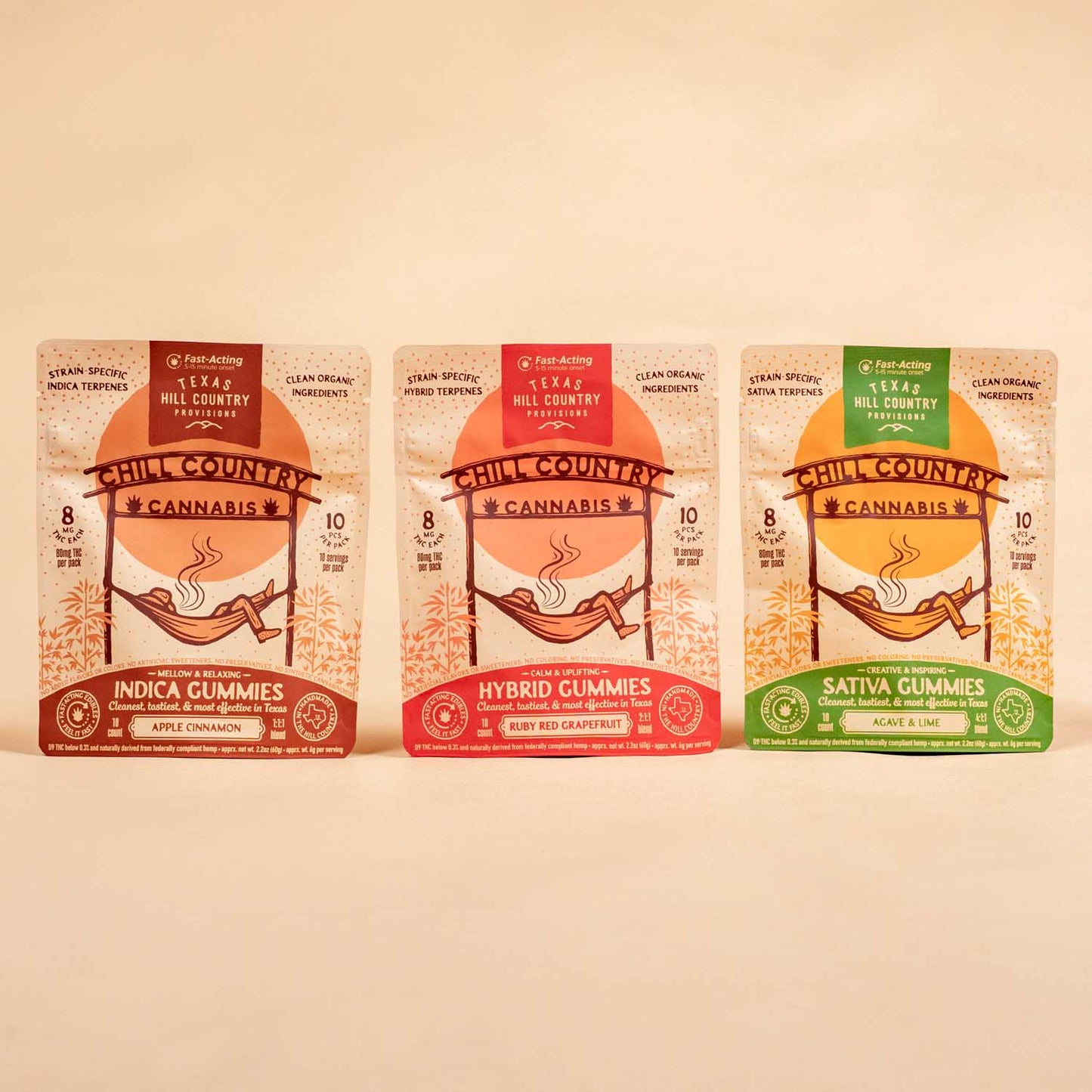 Chill Country Organic Cannabis Gummies