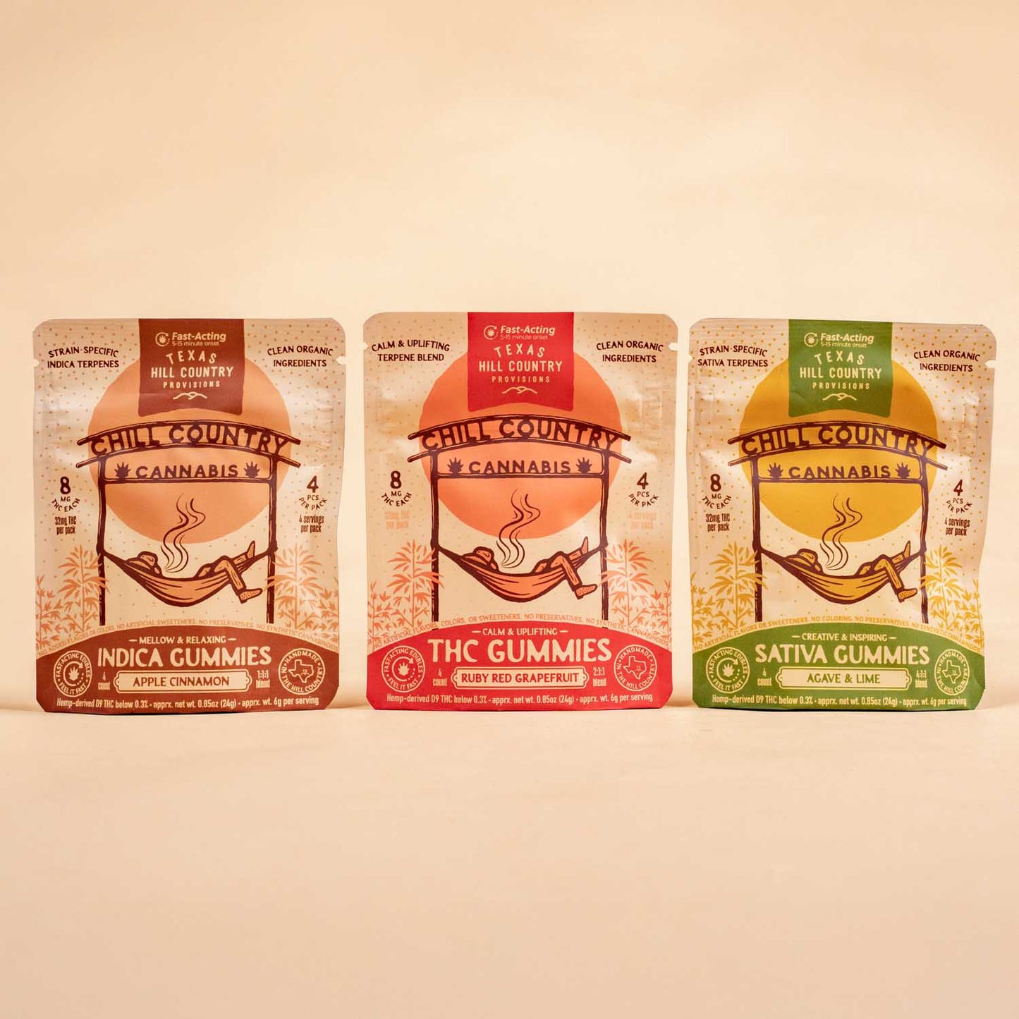 Chill Country Organic Cannabis Gummies