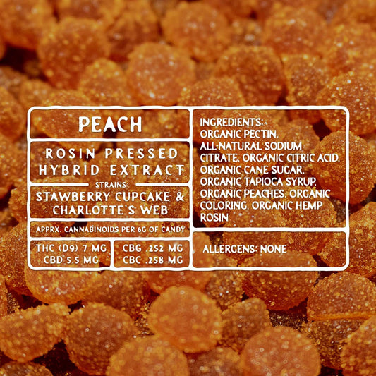 Peach Rosin Gummies