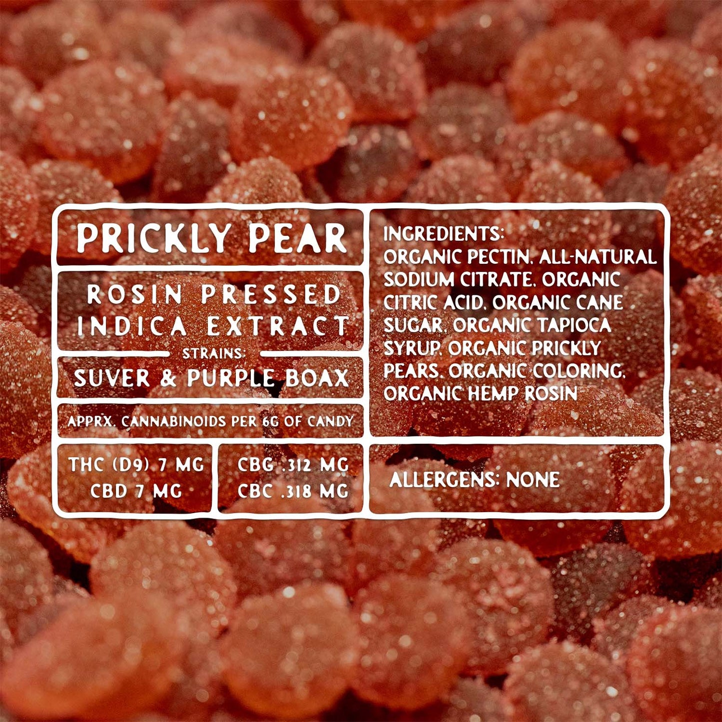 Prickly Pear Rosin Gummies